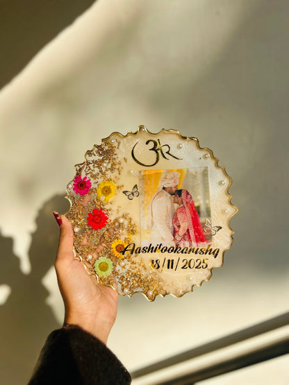 Resin photo frame