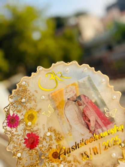 Resin photo frame
