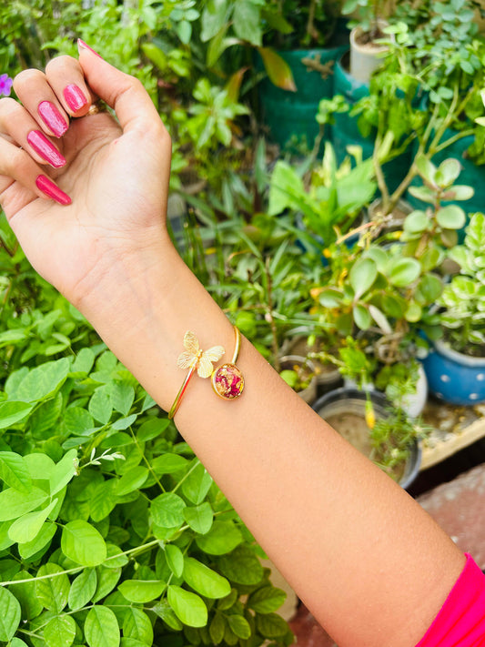 Butterfly Bracelet ( Rose Preservation)