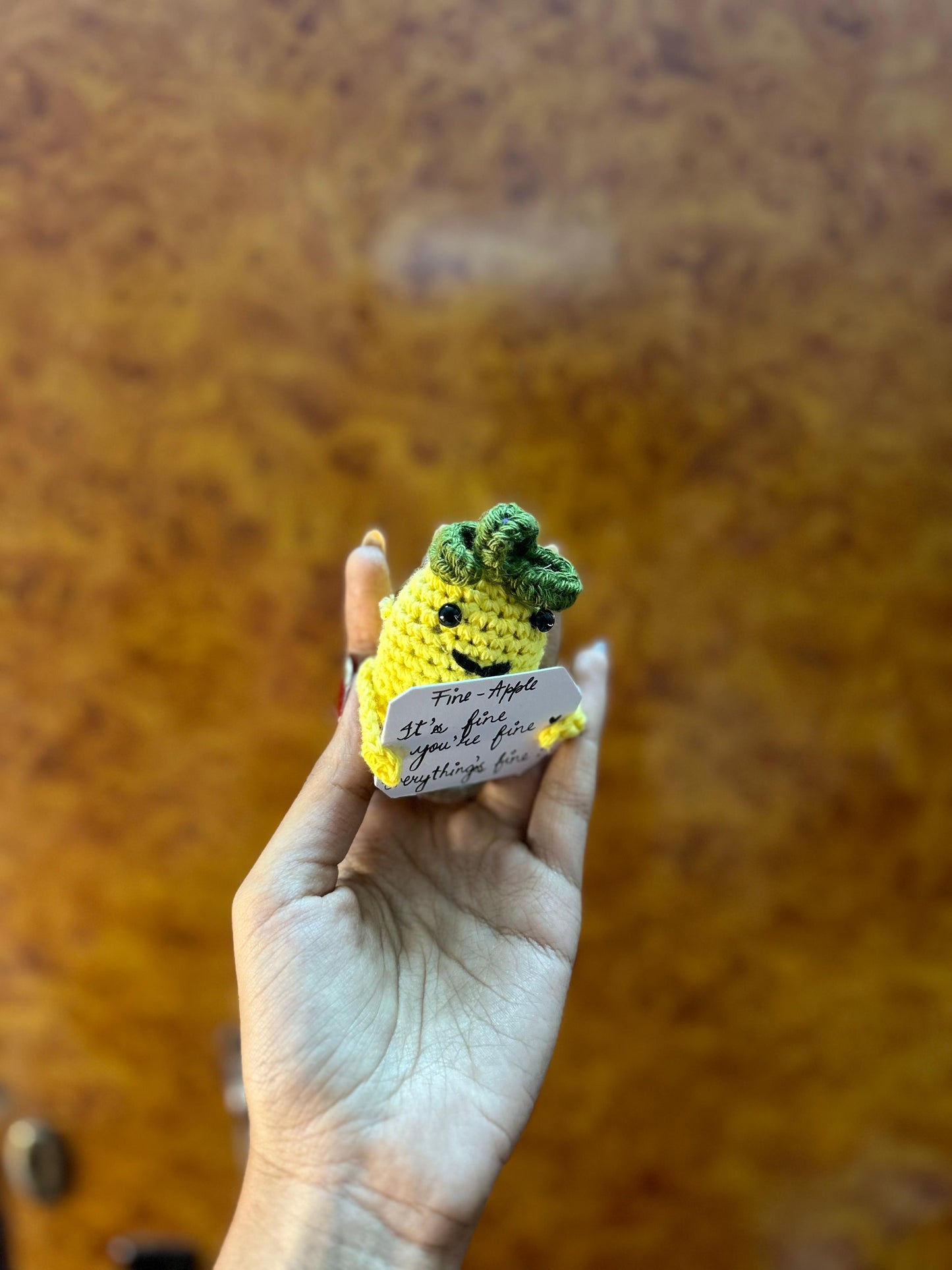 Crochet Fine-apple ( Desk Buddy)