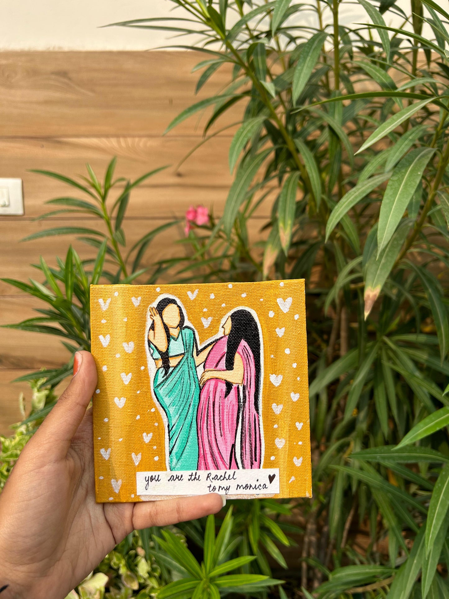 Flat Portrait on Canvas