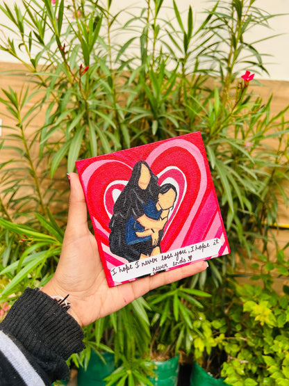 Flat Portrait on Canvas