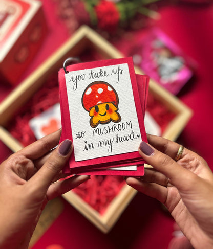 " Hand-painted Pun Card Book"