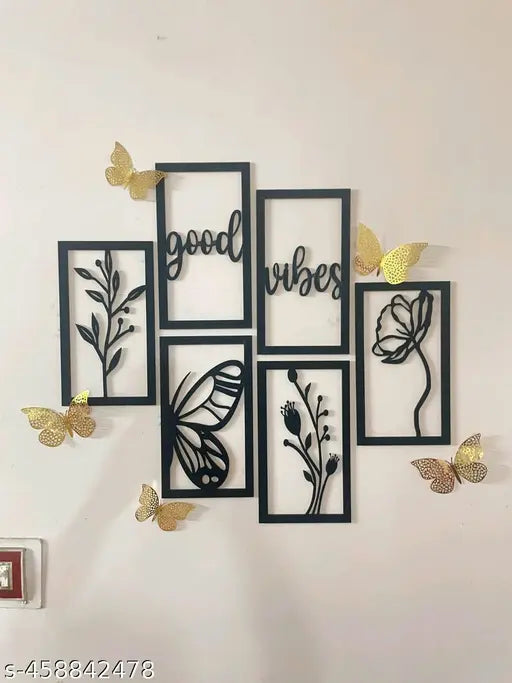 Elegant Wooden Trending Wall Hanging - Festive Toran for Home Décor (36" L x 10" H)