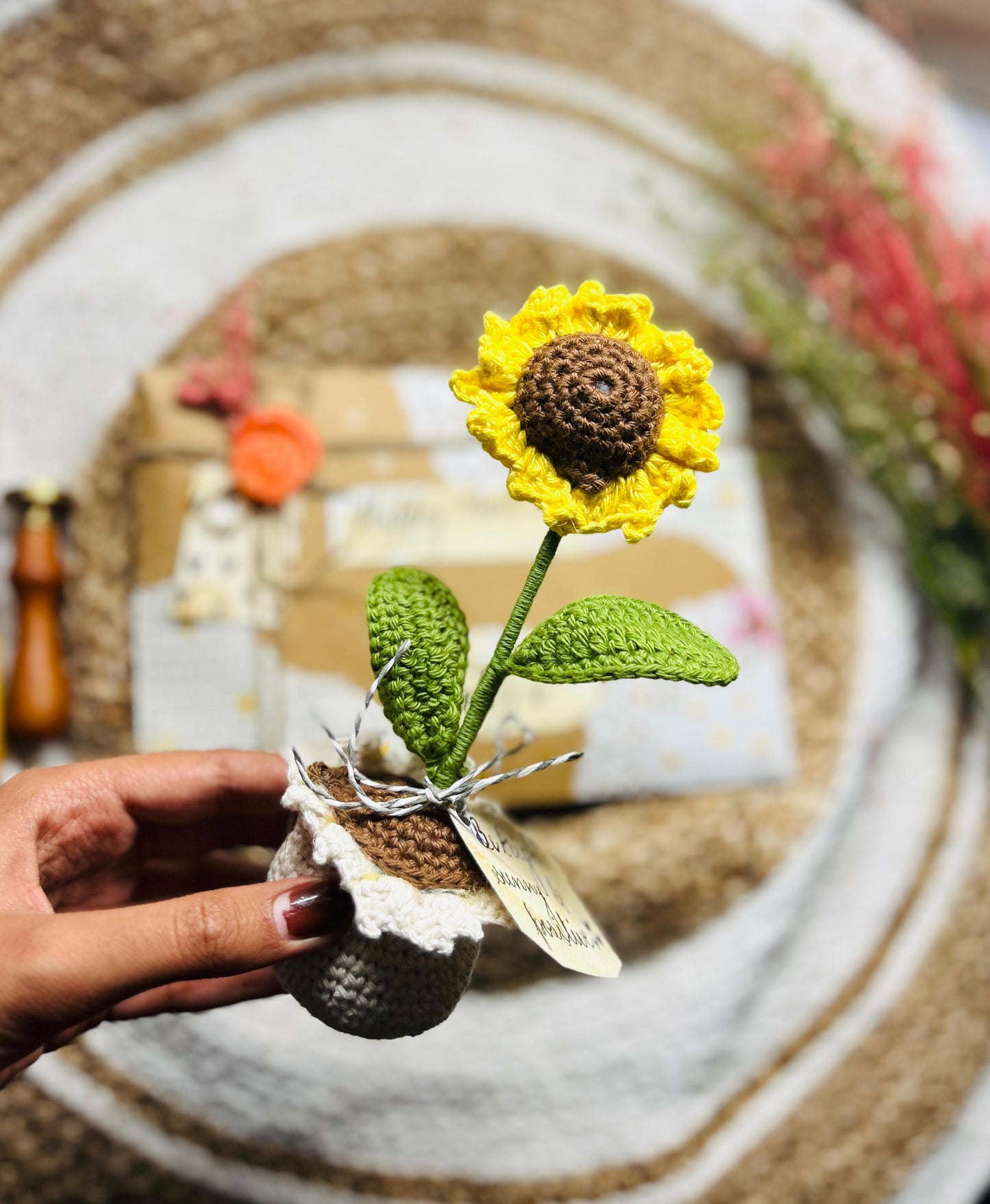 Sunflower Pot (Desk Buddy)
