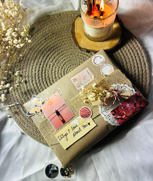 "Things I Love About You" Vintage Handwritten Letter