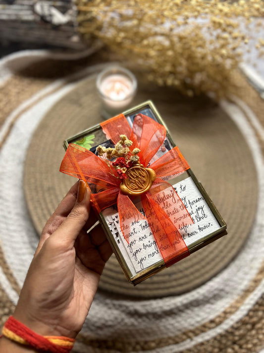 Vintage Glass Frame ( standing )